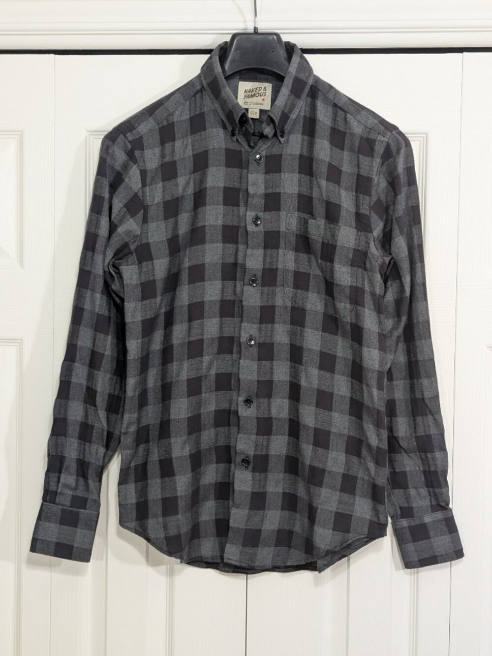 Naked and Famous Herrington Checked Button Down Shirt